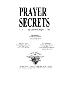 Prayer Secrets